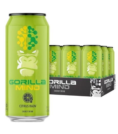 Gorilla Mind Energy Citrus Rain
