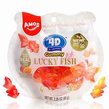 4D Amos Fruit Gummy Lucky Fish