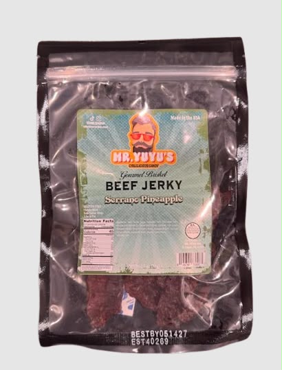 Mr. YuYu's Beef Brisket Serrano Pineapple Jerky