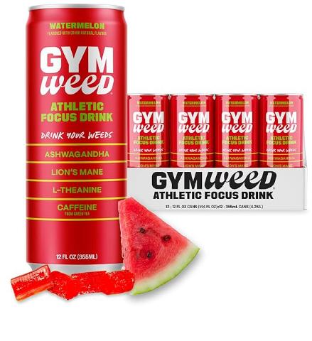 Gym Weed Focus Drink Watermelon Flavor
