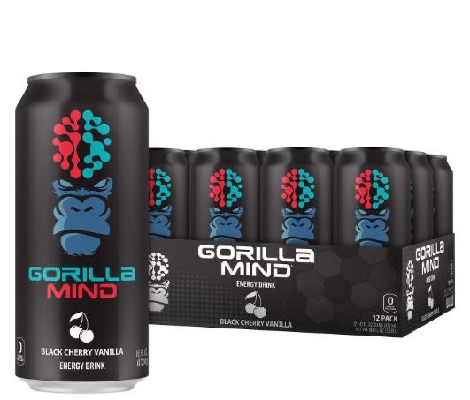 Gorilla Mind Energy Black Cherry Vanilla