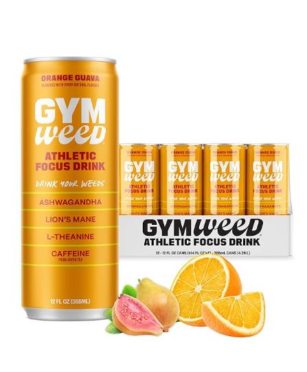 Gym Weed Focus Drink Orange Guava Flavor