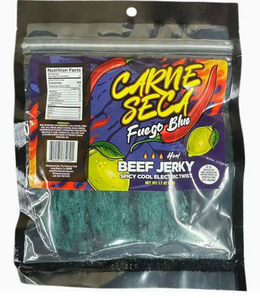 Carne Seca Beef Jerky Fuego Blue