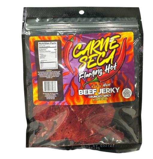 Carne Seca Beef Jerky Flamin Hot