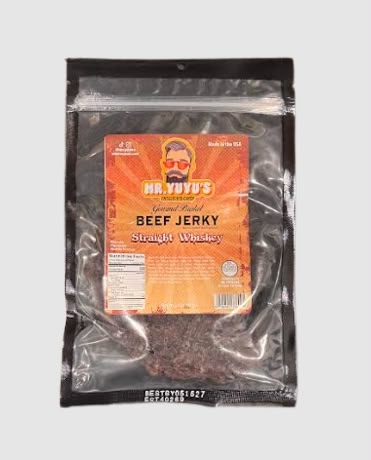 Mr. YuYu's Beef Brisket Straight Whiskey Jerky