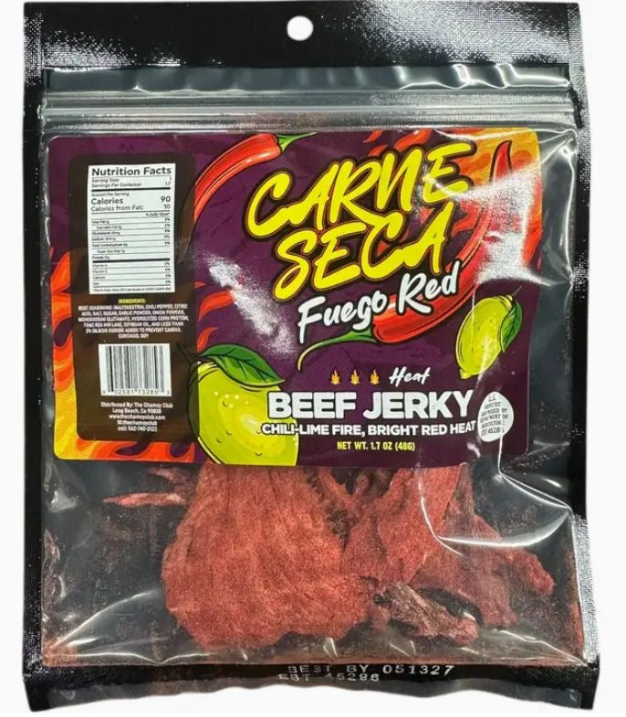 Carne Seca Beef Jerky Fuego Red