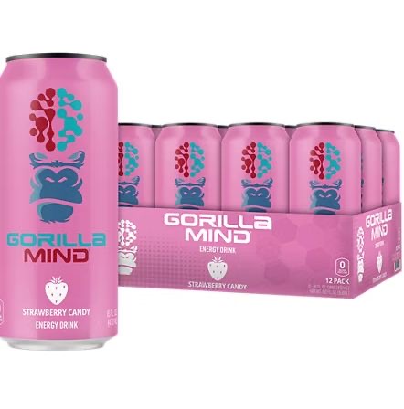 Gorilla Mind Energy Strawberry Candy