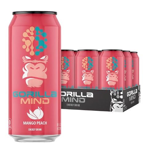 Gorilla Mind Energy Mango Peach