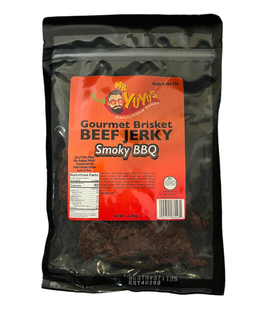 Mr. YuYu's Brisket Beef Jerky Smokey BBQ