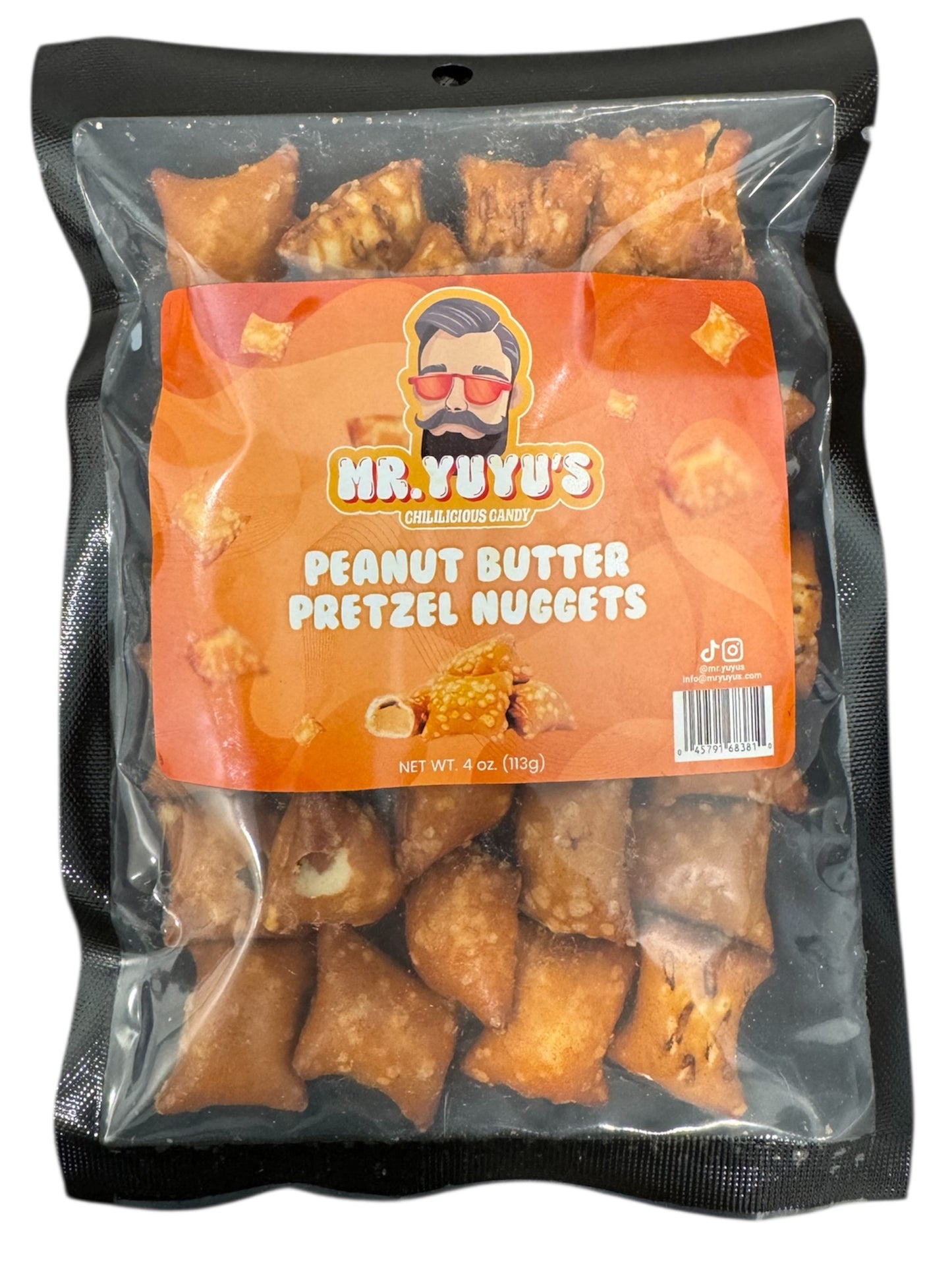 Mr. YuYu's Peanut Butter Pretzel Nuggets 4oz