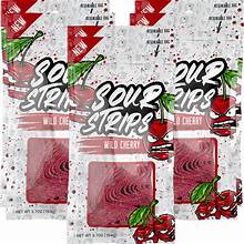 Exotic Sour Strips Wild Cherry