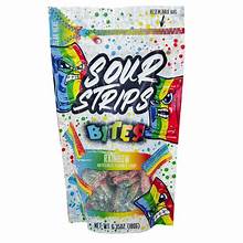 Sour Strips Bites Bluerazz Lemonade