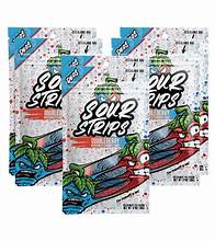 Exotic Sour Strips Duos Double Berry