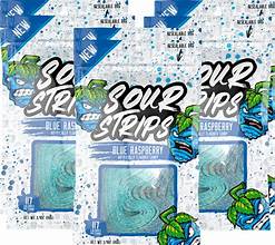 Exotic Sour Strips Blue Raspberry