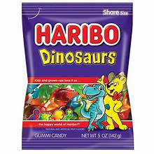 Exotic Haribo Dinosaurs