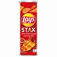 Exotic Lay's Hot Chili Squid