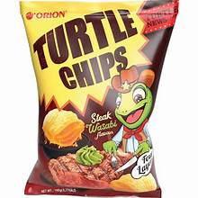 Orion Turtle Chips Steak Wasabi