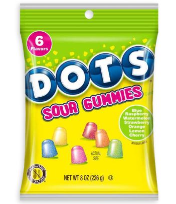 Exotic Dots Sour Gummies