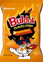 Samyang Buldak Potato Chips Quattro Cheese