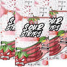 Exotic Sour Strips Duos Lemon Berry