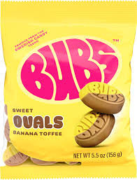 Exotic Sweet Ovals Banana Toffee