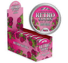 Retro Sours Tins raspberry